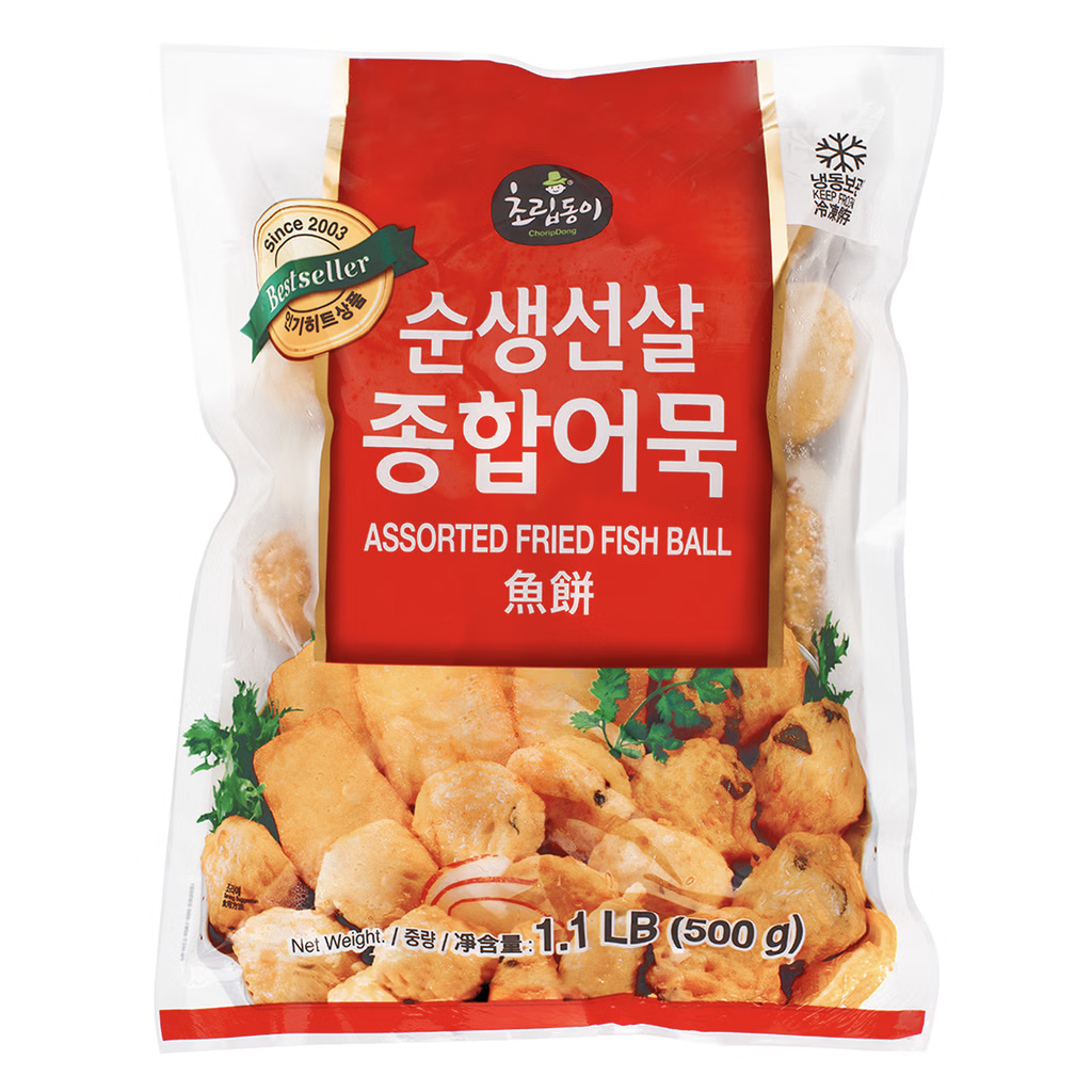 Choripdong Assorted Fried Fish Balls Frozen 1.1 lb