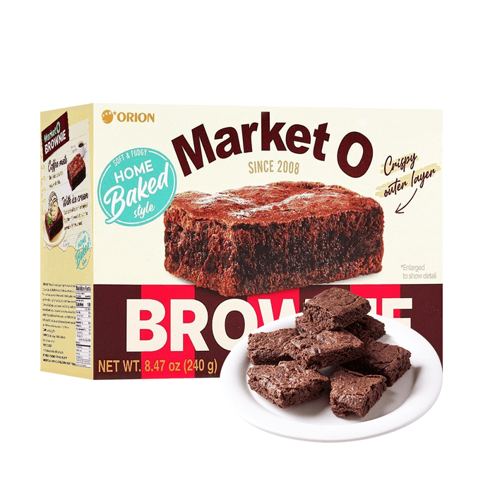 Market O Brownie,Crispy Outer Layer,12P 8.47 oz