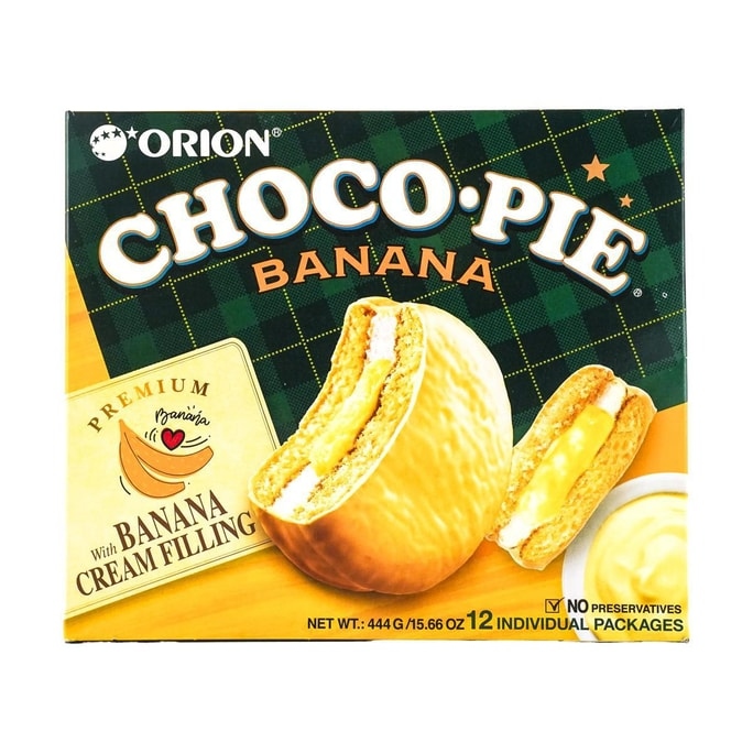 Banana Choco Pie 12pcs 444g
