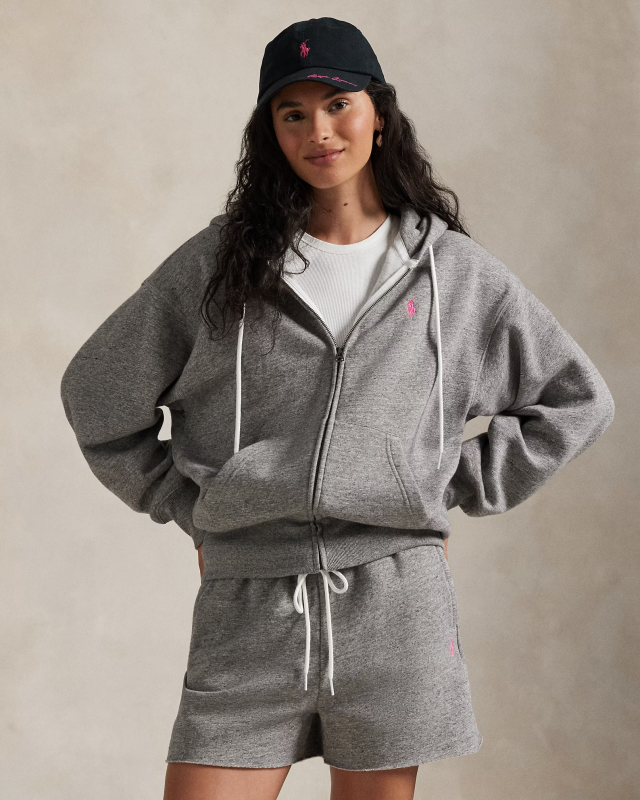 Pink Pony Fleece Full-Zip Hoodie