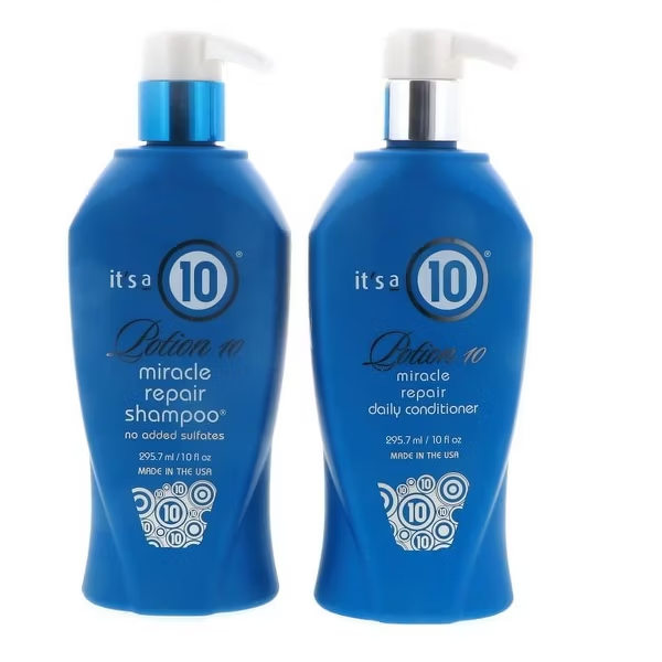 It's a 10 Ten POTION 10 Miracle Repair Shampoo & Daily Conditioner (10 oz DUO SET KIT) Hair Restoration | 2 piece set