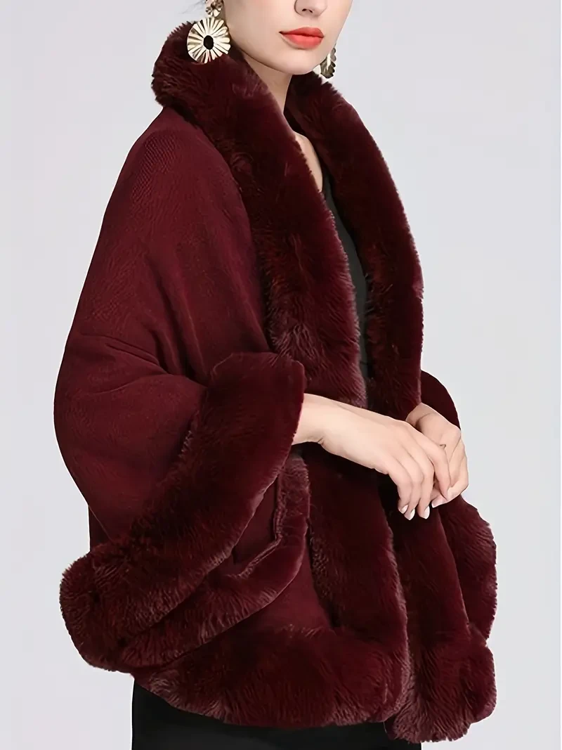 Noble and grand winter warm upper garment