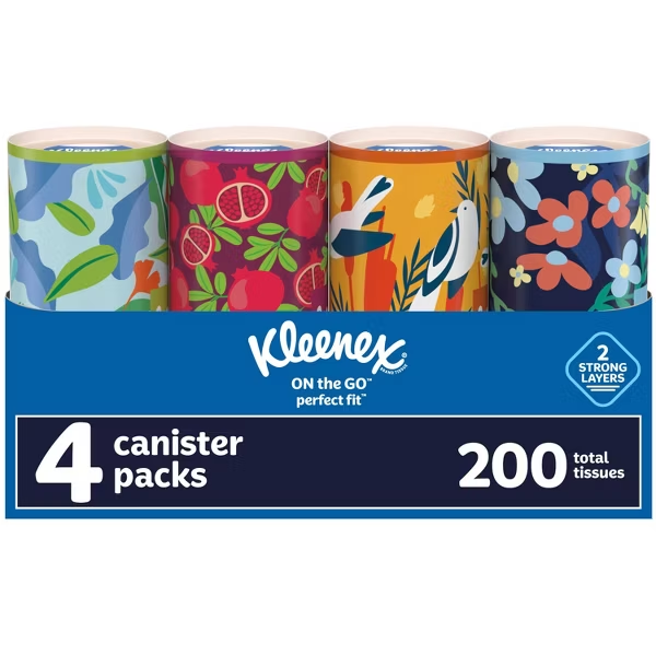 Kleenex Perfect Fit Facial Tissue - 4pk/200ct
