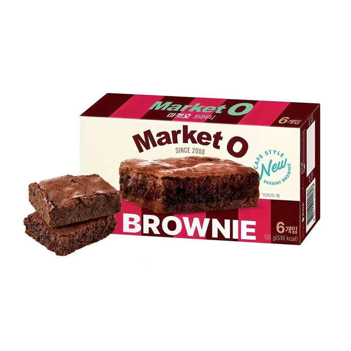 Market O Chocolate-Flavored Filled Brownie Cake - 120G(6 Pack)