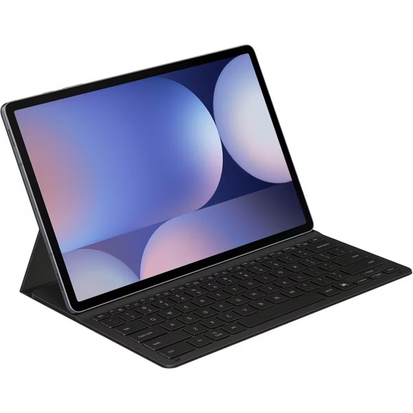 Refurbished: Samsung Book Cover Keyboard for Galaxy Tab S10+/S9+/S9 FE+ w/AI KEY - Black (EF-DX825UBEGUJ) - Manufacturer Refurbished