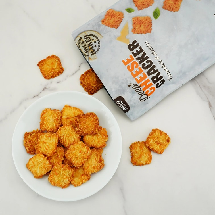 Deep Cheese Cracker,Camembert & Cheddar Flavor, 2.46 oz