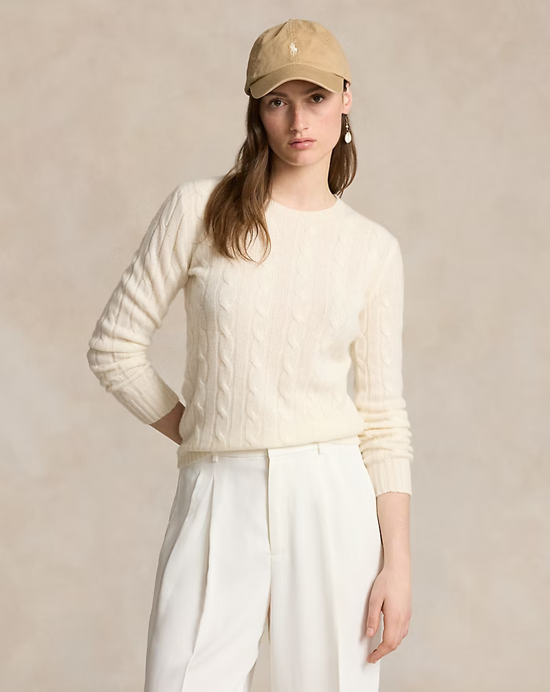 The Iconic Cable-Knit Cashmere Sweater