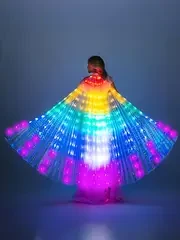 Plus Size, Women'S LED Light-Up Wings & Cape Costume